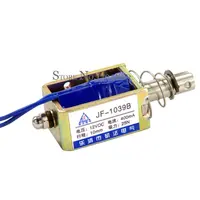 Сила 25N Путешествия 10 мм DC 12 В 400mA Тяговый Тип Линейный Электромагнит JF-1039B - изображение