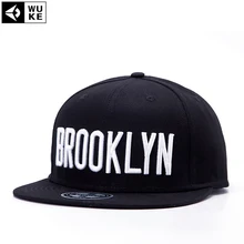 2016 BROOKLYN Snapback Hats , Classic Mens Women Adjustable Baseball Caps Hiphop Bboy Sun Cap In Black Free shipping
