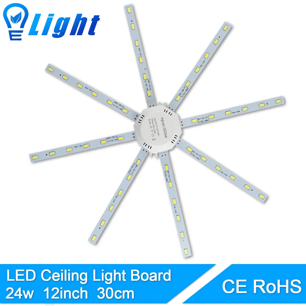 

24W Magnetic Accessory Source LED Ceiling Lamp Octopus Modified Light Plate Replace For Round Downlight Kitchen Absorb dome