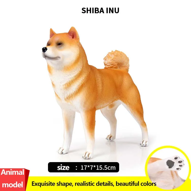 

New Japanese dog Shiba Inu dog model toy ornaments Collection Model Toys Action Figure
