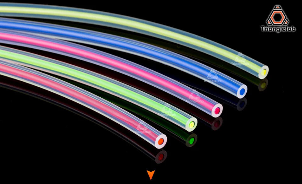 Trianglelab высокая прозрачность фэп изоляцией трубка MMU2.0 для ender-3 i3 anet mk8 экструдера 1,75 мм нити ID2mm OD4mm non-PTFE