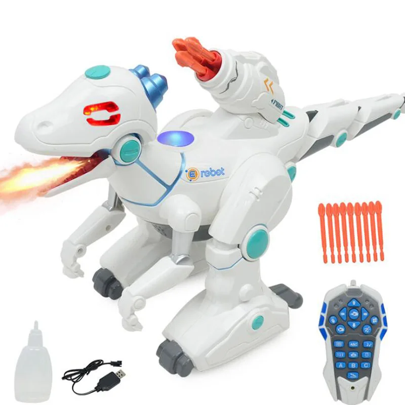 

Simulation Animal Model Electric Dinosaur Toy Multi-function Rechargeable Spray Remote Control Dinosaur Children's Puzzle