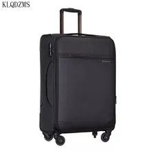 KLQDZMS20/22/24/26/28 дюймов Для мужчин, масштабных дорожных чемоданов Оксфорд чемоданы на колесиках прокатки Чемодан сумки на колесах Сумки на колесиках с колесами