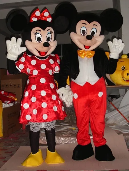 Preise Mickey   Minnie Maskotki Kostium cartoon charakter der geburtstag party Cosplay Stroj verteidigung logistik service kostenloser versand