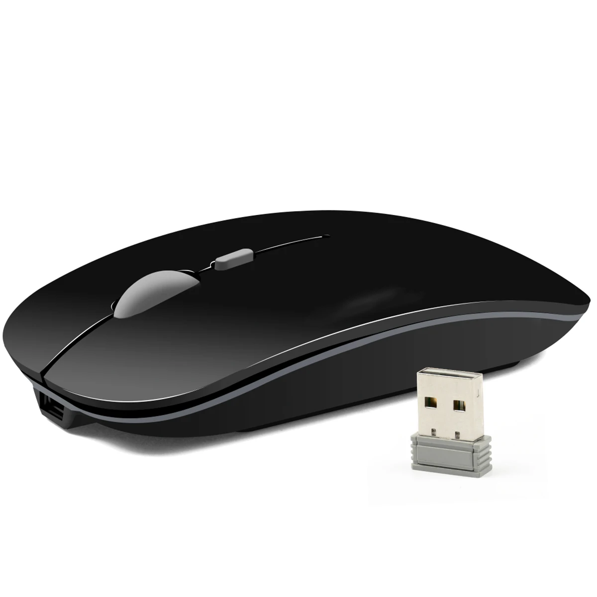 Silent Wireless Mouse Rechargeable 2.4G Ergonomic Mouse Noiseless Button Ultra Thin Mute USB Optical Computer Mice For PC Laptop Silent Wireless Mouse Rechargeable 2.4G Ergonomic Mouse Noiseless Button Ultra Thin Mute USB Optical Computer Mice For PC Laptop