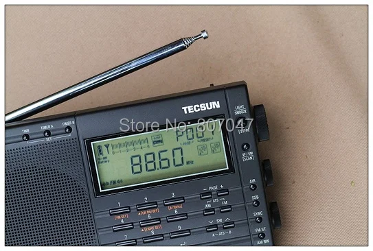 TECSUN PL680 PLL World Band ресивер FM-стерео MW LW SW SSB AIR Band Черный