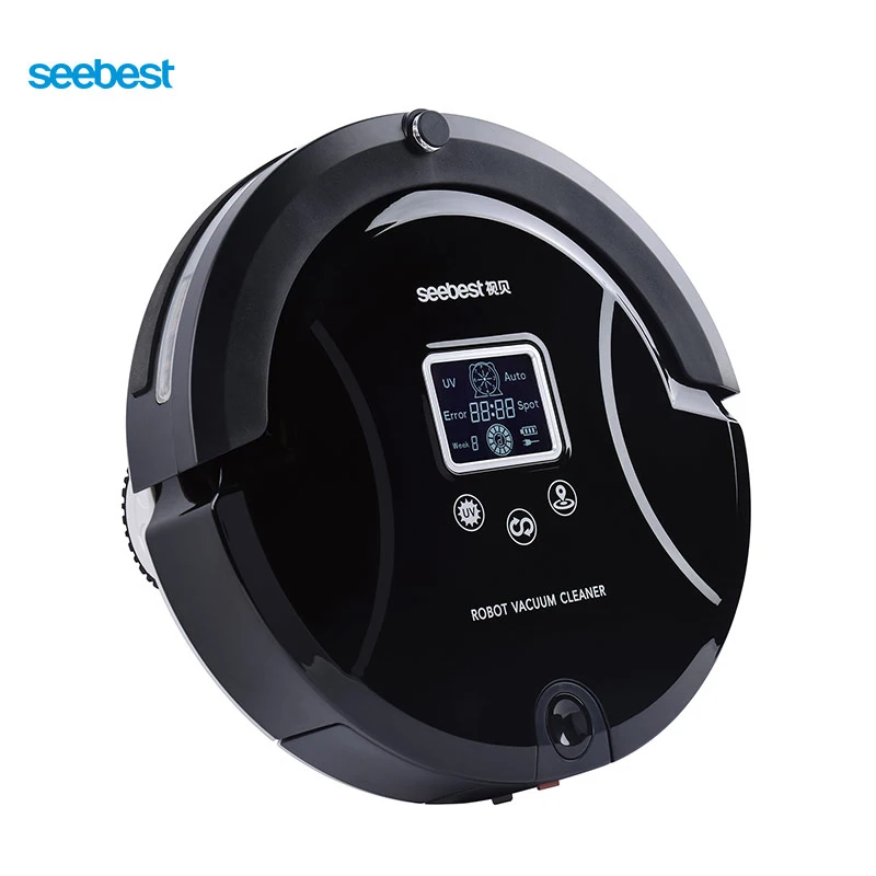 Robotic Vacuum Cleaner With UV Sterilize Air Cleaner For Home Office Vacuum Cleaner With LCD Screen