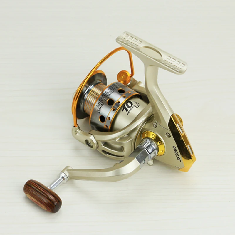 Superior para Pesca de Água Carretel de Fiação de Pesca 2019 de Metal Carretel Roda 12bb Doce Água Salgada 1000 7000 Série 5.5: 1 Roda Carretel 15 Esporte e Lazer