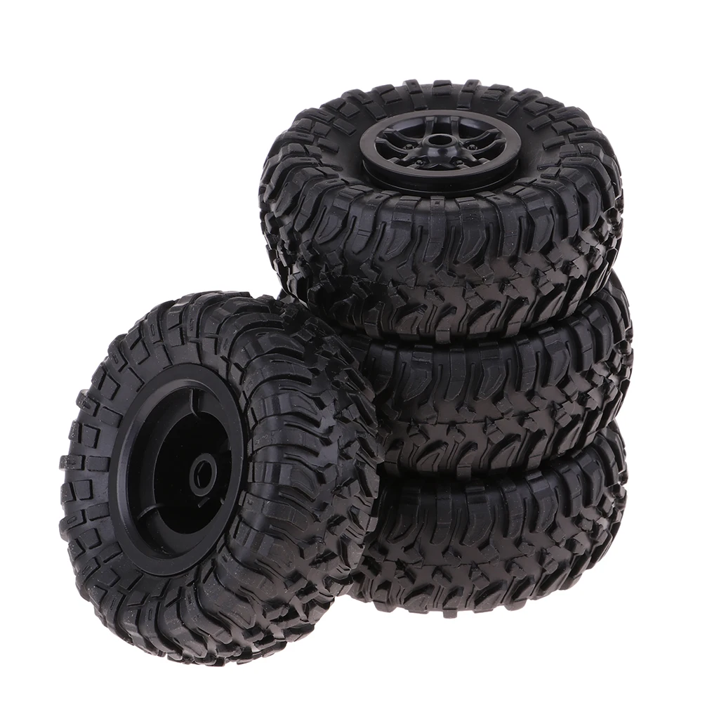 4pcs RC 1:12 Drift Car Rubber Wheel Rim &Tyre tires for D90 MN90 MN91