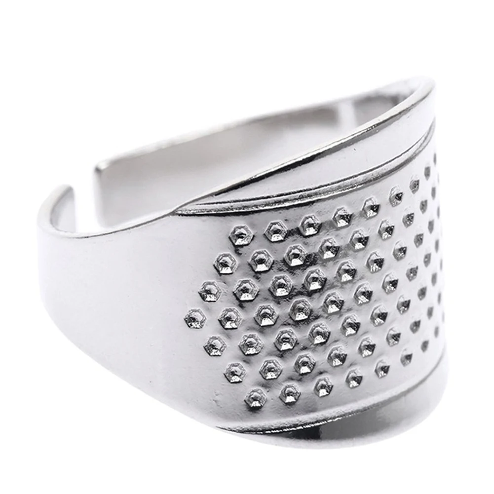 

1Pc Sewing Thimbles Adjustable Ring Tailors Handworking Finger Protector Sewing Thimble Quilting Tools DIY Tools