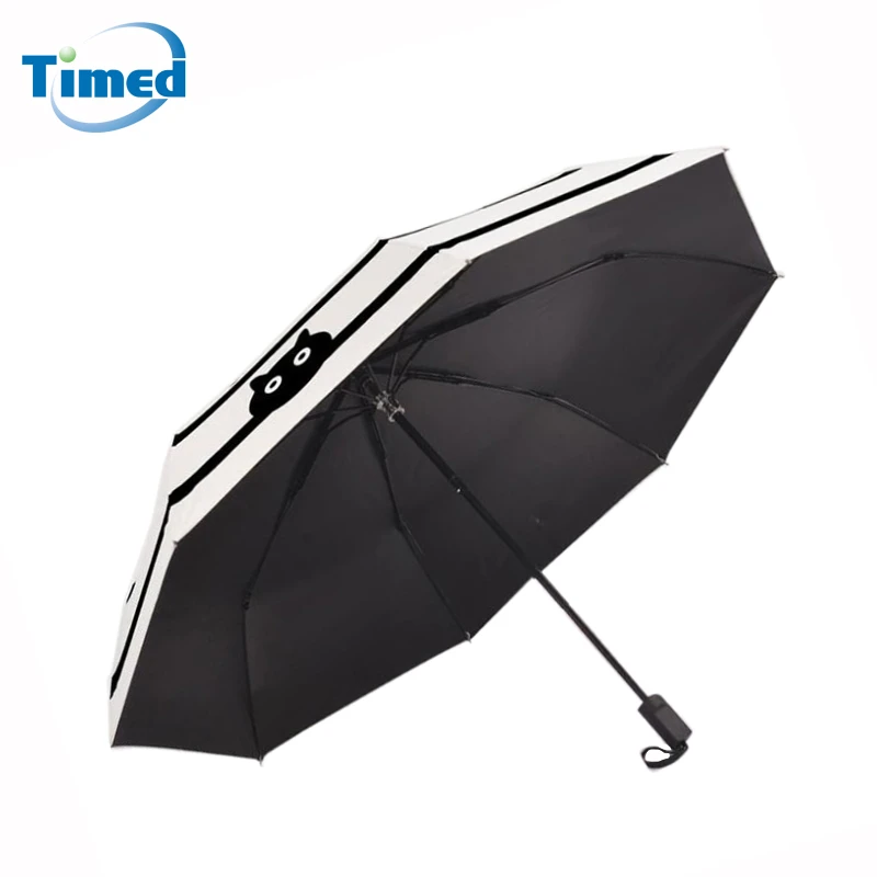 Nueva Llegada de Las Mujeres Pequeñas Frescas Sombrillas Anti UV Filtro Solar Paraguas de la Historieta de Rayas Impreso de La Lluvia|rain umbrellas|sun umbrellasun umbrella women - AliExpress