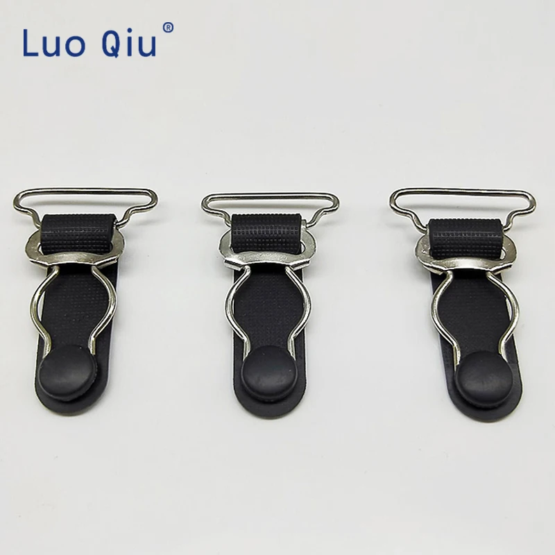 Пластиковые металлические черные подвязки для ног Luo Qiu10 шт./лот|Пряжки и крючки| |