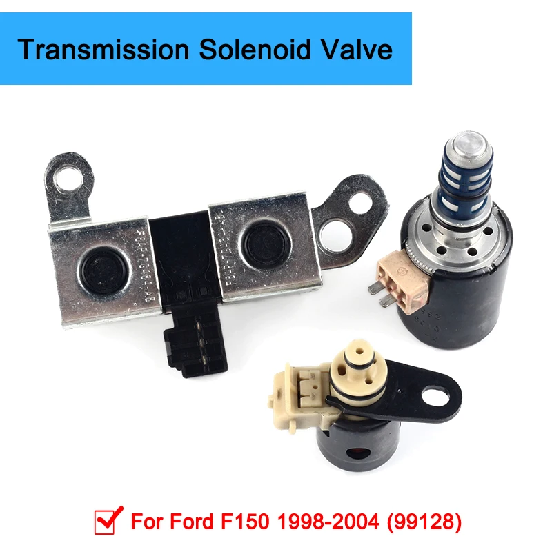 

Transmission Solenoid Filter Kit 4R70W 4R75W 3Pc / EPC / TCC For Ford F150 1998-2004 (99128)