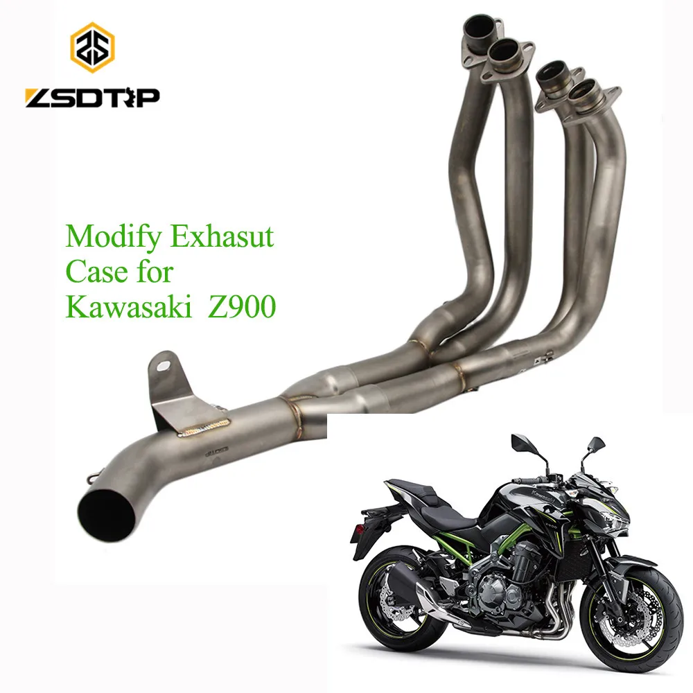 Z900 ZSDTRP мотоциклетная модификация средней выхлопной трубы корпус для Kawasaki