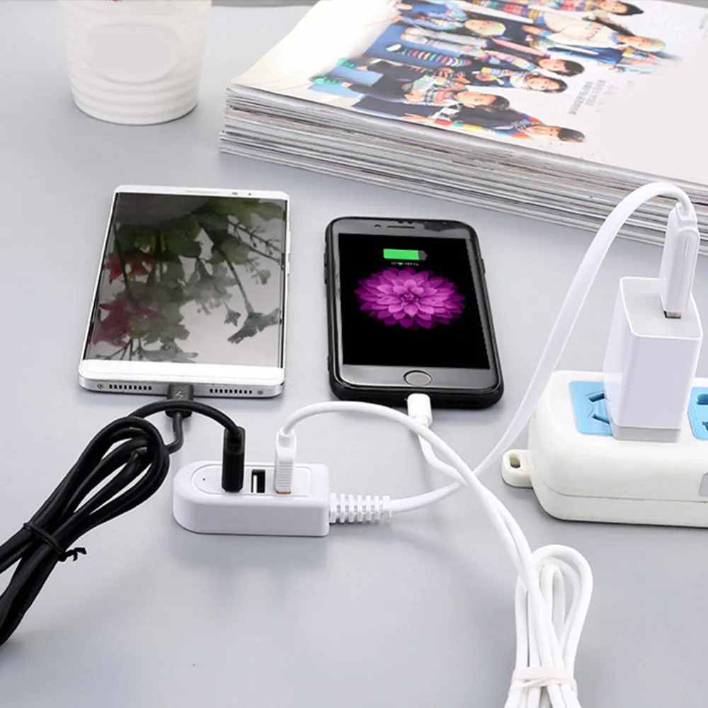3 Ports USB HUB 3.0 USB Splitter Adapter Rotatable High Speed Type c hub for Notebook/Tablet Computer PC Peripherals