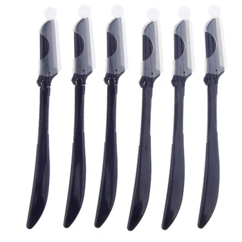

Pocket Size Eyebrow Facial Hair Removal Safety Eyebrow Trimmer Shaver, Beauty Makeup Tool for Men Women(6 Pack)