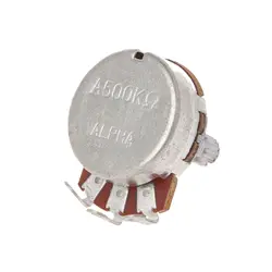 A500K Ом аудиоеприемники потенциометра 24 мм базы заменить для Электрогитары