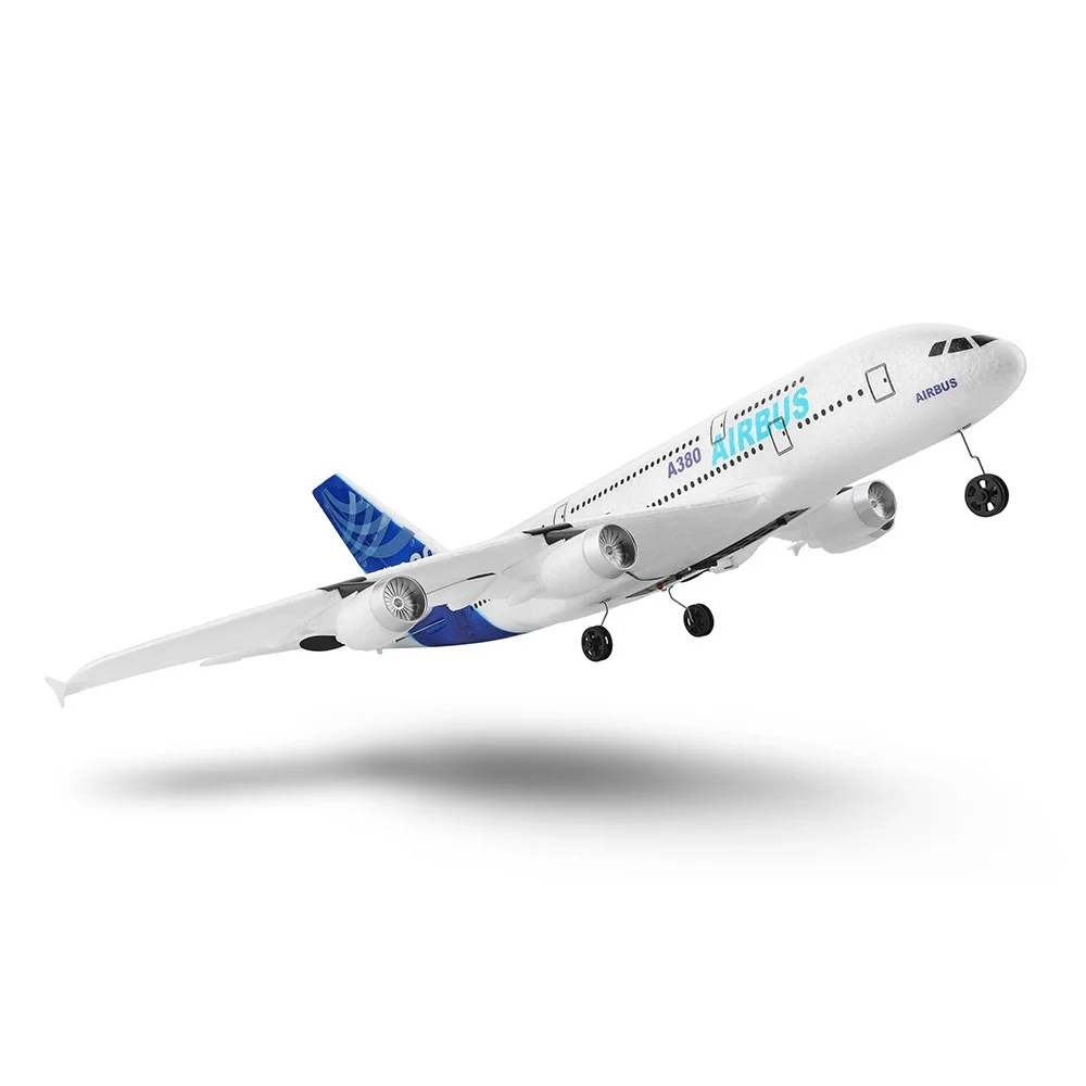 New Design Remote Control Airplane Fixed-wing Airbus Plane A380 Model 3CH EPP  Flying Model Airplanes 2.4G Aircraft RTF