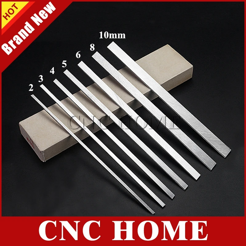 

14pcs/lot 2/3/4/5/6/8/10mm each 2pcs, High Speed Steel lathe hss tool cutting bits, Flat HSS Turning Blades, Length 200mm
