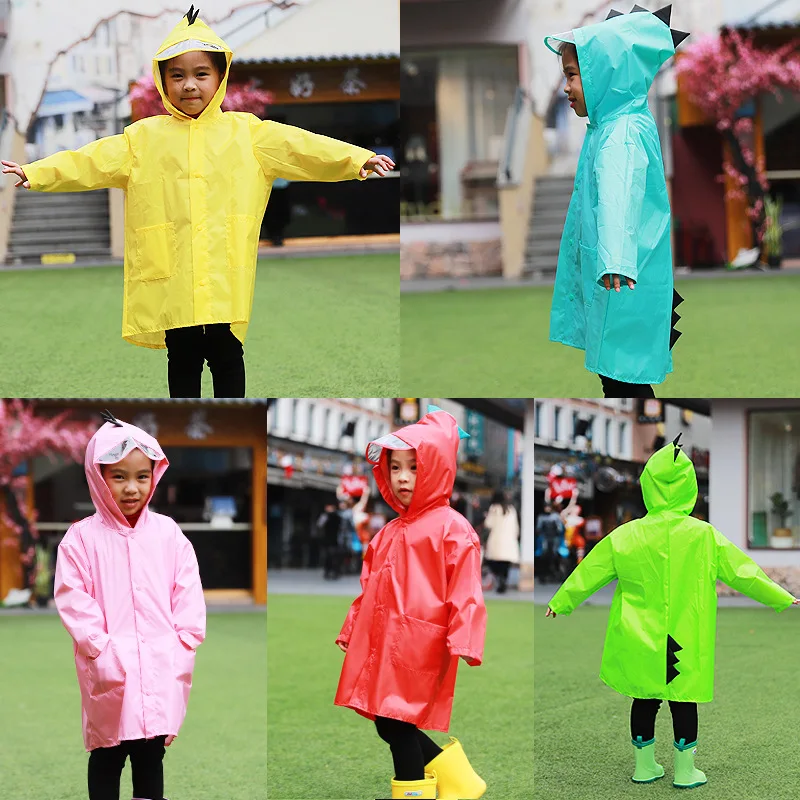 

Dinosaur children raincoat girl boy kindergarten baby student raincoat