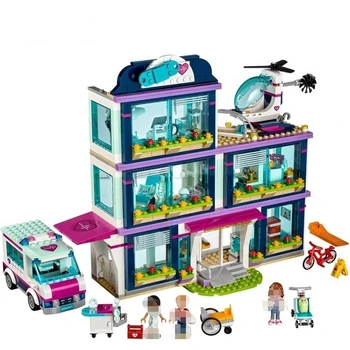

New Friends Club 932pcs Building Blocks toys Hospital diy Bricks toy Educational toys 41318 Compatible with Lego best gift