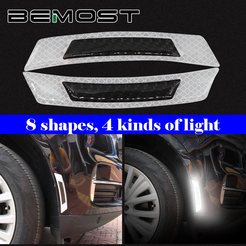

BEMOST Auto Car Reflective Strip Safety Warning Car Styling Protector Stickers Guard For Kia Rio Cee'd Sportage Optima Cerato