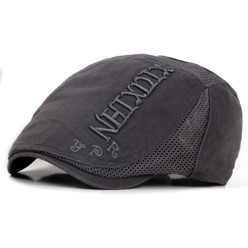Beret Hat Casual Hat Woolen Beret Cotton Flat Advance Driver Flat Cap Men Women Beret Hats Korea Style Spring Summer