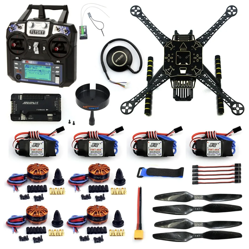 F19457 I DIY RC font b Drone b font 4 Axle FPV S600 Frame Kit with