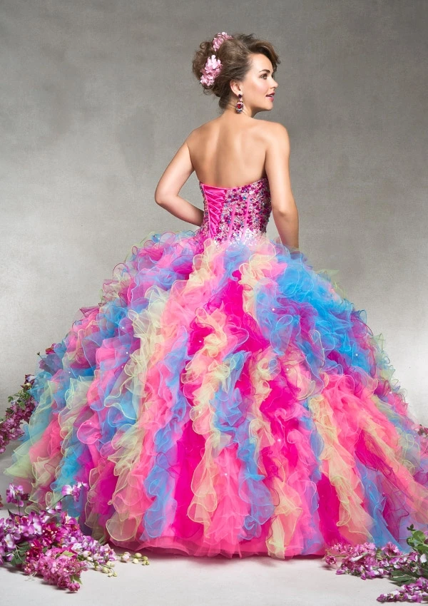 rainbow colored sundress