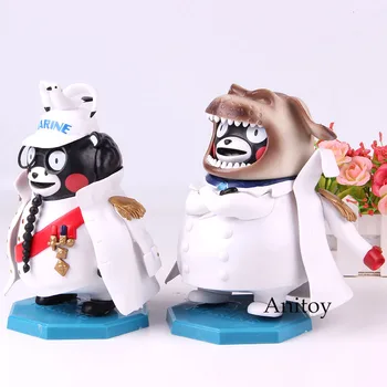

Cartoon Anime Kumamon Cosplay One Piece Figure Monkey D Garp / Sengoku PVC Action Figure Collectible Model Toy