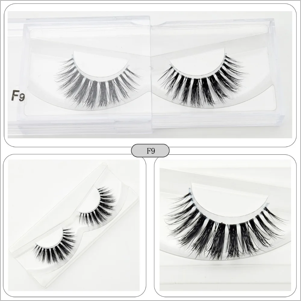 Lash Crystal Invisibl 3D норковые ресницы прозрачные накладные ресницы толстые натуральные Длинные Накладные ресницы макияж 10 стилей 1 пара