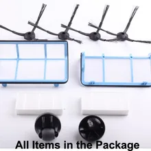 Для X500) Запасные Части Пакета для Вакуумной Очистки Robot, включает Боковая Щетка х 4+ Первичный Фильтр х 2+ HEPA Фильтр х 2+ Переднее Колесо х 2