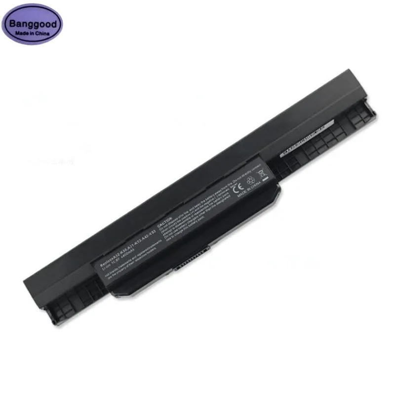 10.8V 4400mAh 6 Cells Laptop Battery Pack for ASUS A32 K53 A43 A43E