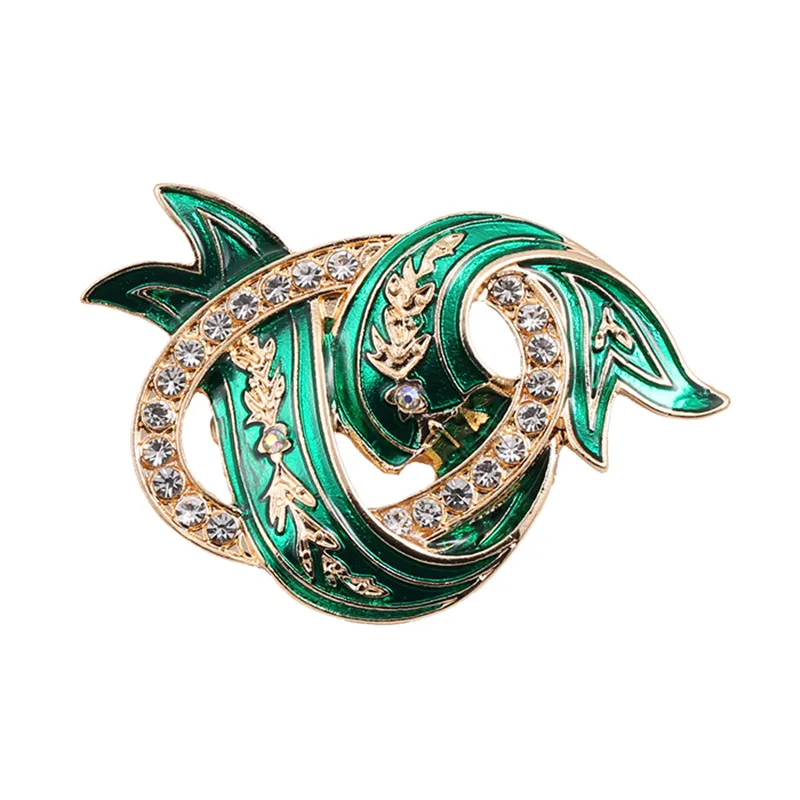 

Free shipping fashion woman new jewelry Drop enamel enamel brooch crystal silk collar clip pin corsage coat scarf buckle