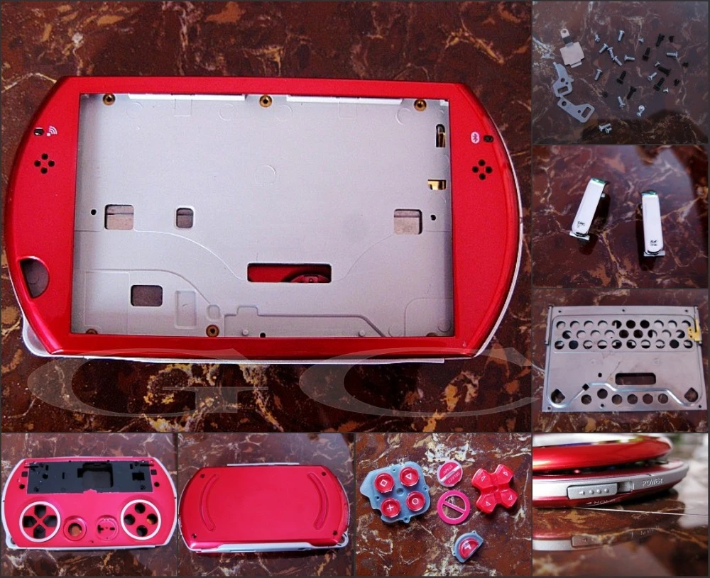 Full Housing Shell Case For Pspgo/red Replace Game Console Shell For