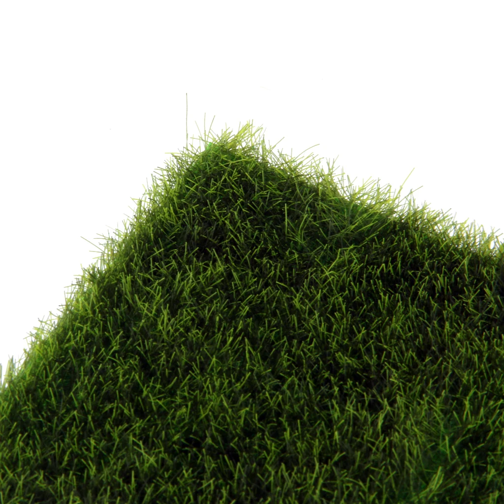 Micro Landscape Moss Ornament Turf Faux Lawn for Miniature Garden Decor DIY Artificial Grass Mat Plastic Synthetic