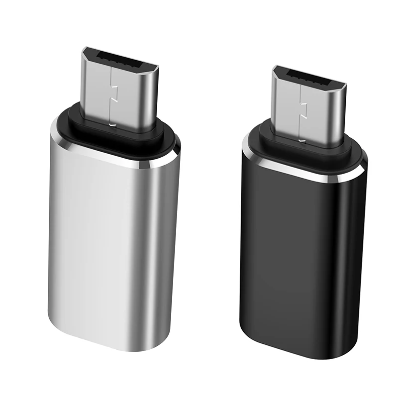 2PC Type-C адаптер USB C к Micro USB кабель из сплава Micro USB штекер к type C Женский адаптер конвертер Разъем для телефона планшета - Цвет: 2PC