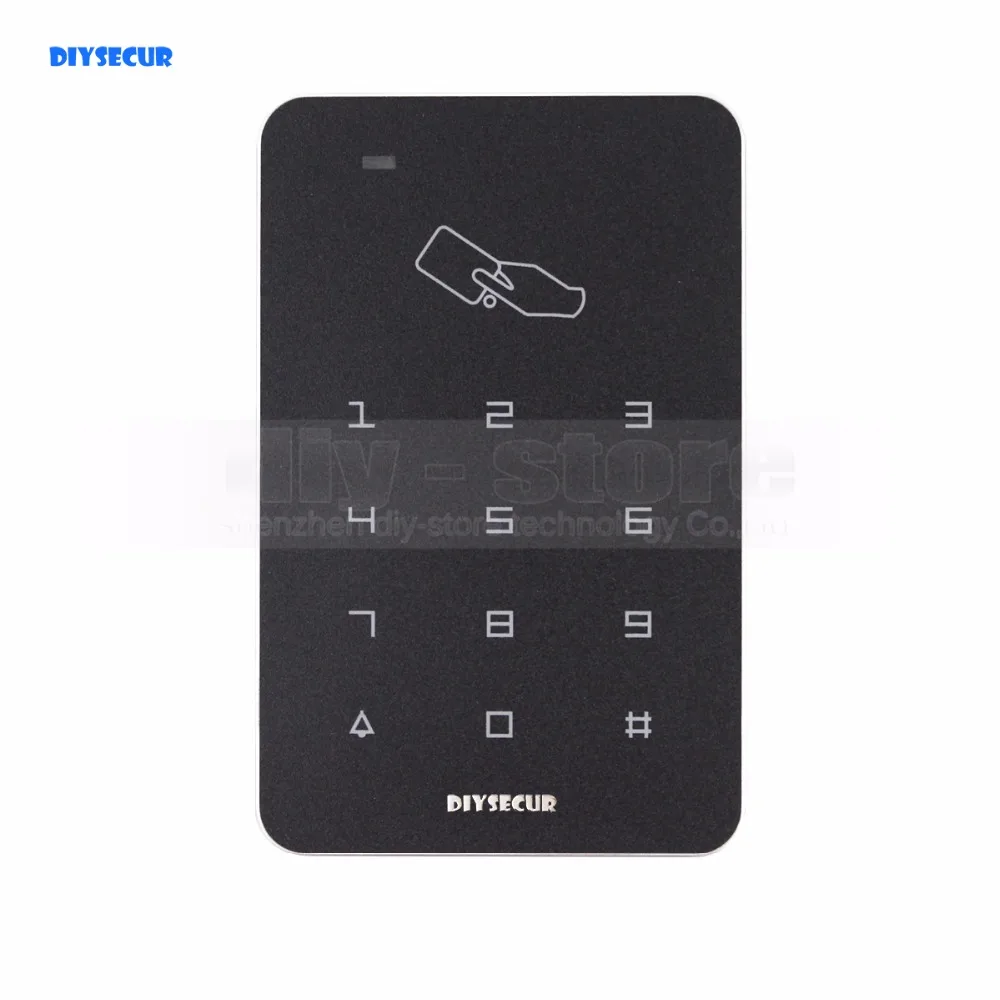 

DIYSECUR 125KHz Password Keypad RFID Card Proximity Reader Access Controller + 10 Free Keyfob