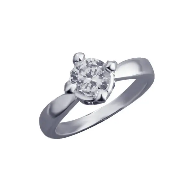 1pc Women Wedding Rings Silver Plated Rings Engagement Ring dia 8cm