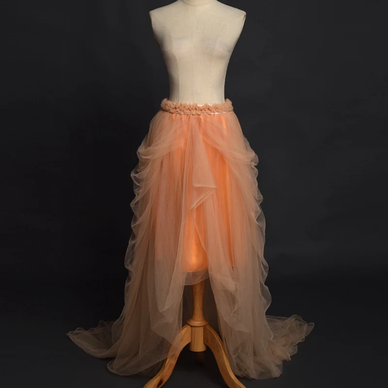 Bohemian Layered Draped Tulle Skirt Sky Blue/Black/Rose Red/Orange/Burgundy Bridal Gown Skirt Bohemian Layered Draped Tulle Skirt Sky Blue/Black/Rose Red/Orange/Burgundy Bridal Gown Skirt