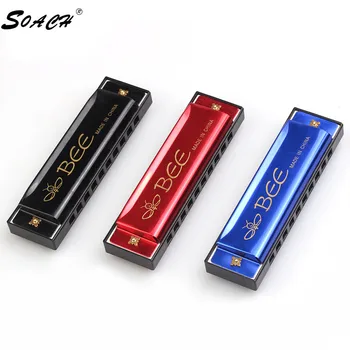 

Bee 10 Holes C Harmonica Children Musical Kid Beginner Education Birthday Gift