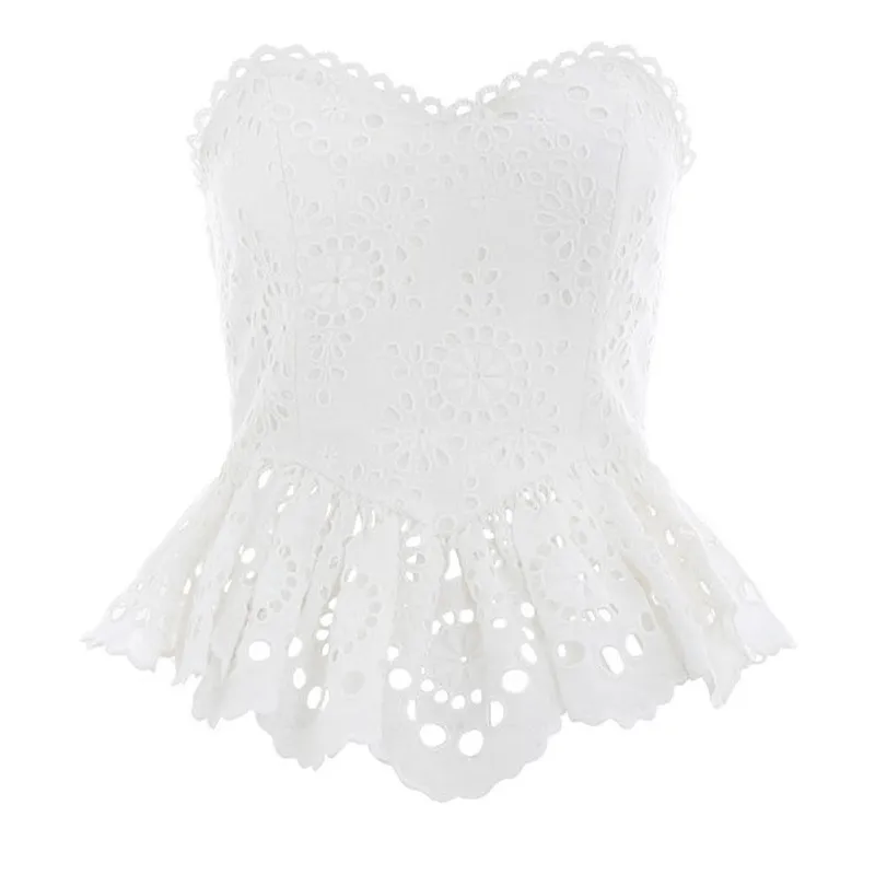 Women Clothes 2019 Sexy Off Shoulder Women Sleeveless Flower Embroidery Shirt Top Blouse  (8)