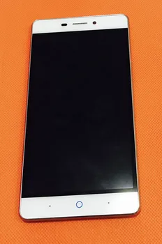 

Used Original Touch screen + LCD display + Frame for ZTE N939Sc Blade A711 Quad Core 5.5'' FHD 1920*1080 Free shipping