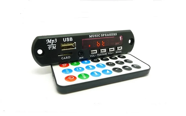 Купить Bluetooth audio receiver MP3 decoder board DC12V power supply U disk card  Электроника | MP3 Player (32790718666)