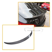 For Mercedes CLA Spoiler CLA45 W117 C117 Carbon Fiber Rear Trunk Wings Spoiler cla 200 250 260 2013 2014 2015 2016 UP
