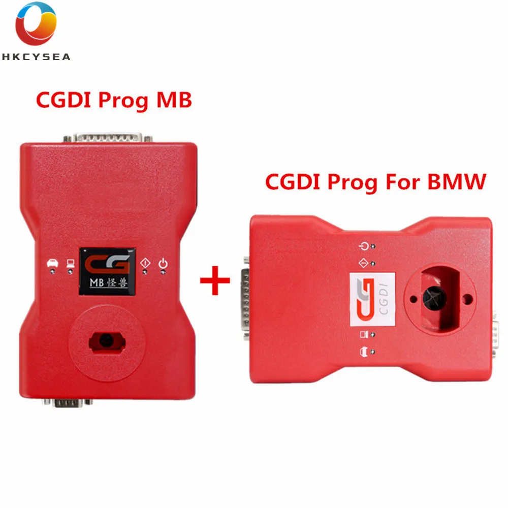 

HKCYSEA CGDI Prog Key Programmer for BMW MSV80 Plus CGDI Prog MB with Reading 8 Foot Chip Free Clip Adapter
