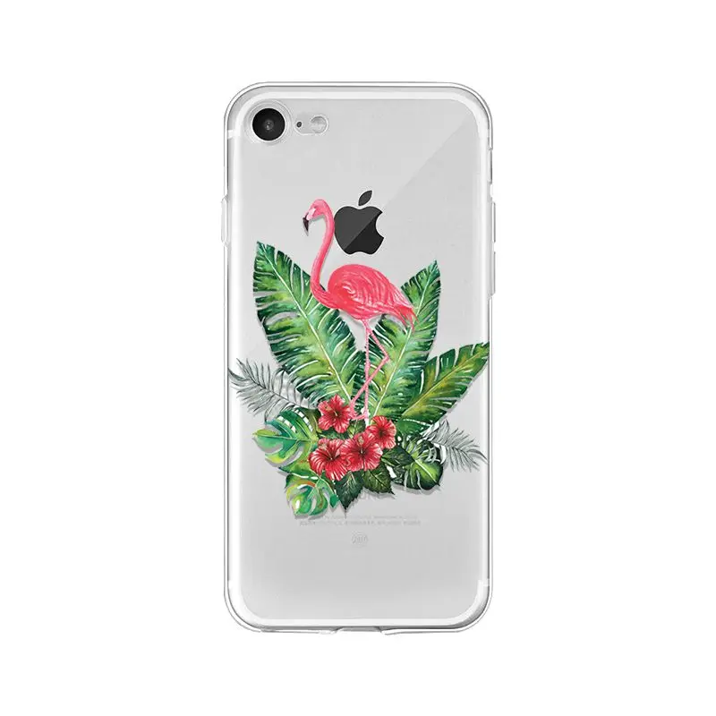 Flamingo Pineapple Flower Green leaf