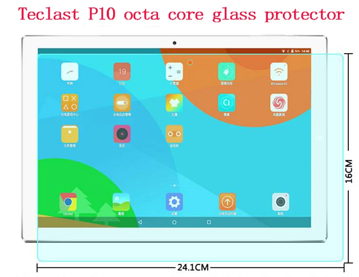For Teclast P10 9H Screen Guard 10.1 Inch Tablet Tempered Glass Protector Protective Film | Компьютеры и офис