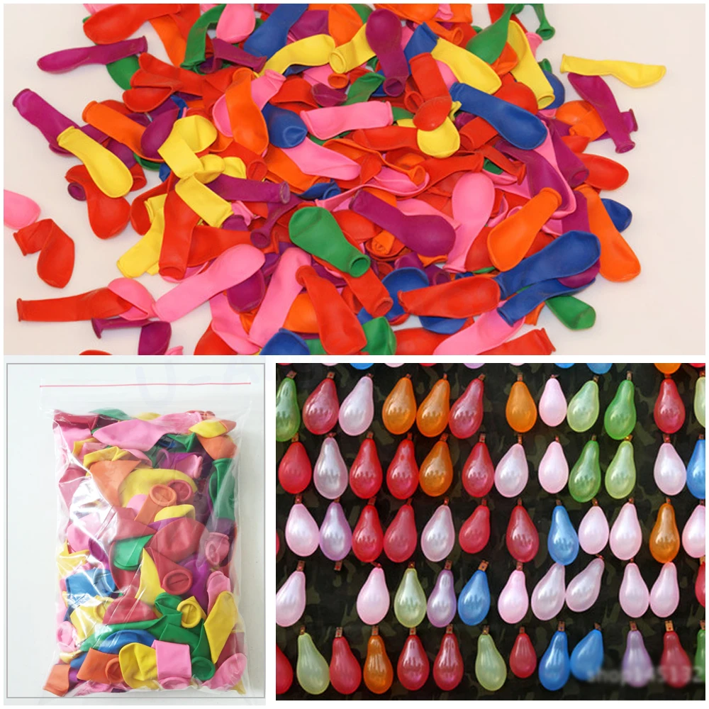 Wholesale 250pcs/bag NO3 mixing small balloons Inflatable water gun can