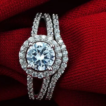 

Exclusive 1.5 Carat Bridal Shine fine diamond Wedding Engagement Proposal Ring for Women Lovers Quality Guarantee!